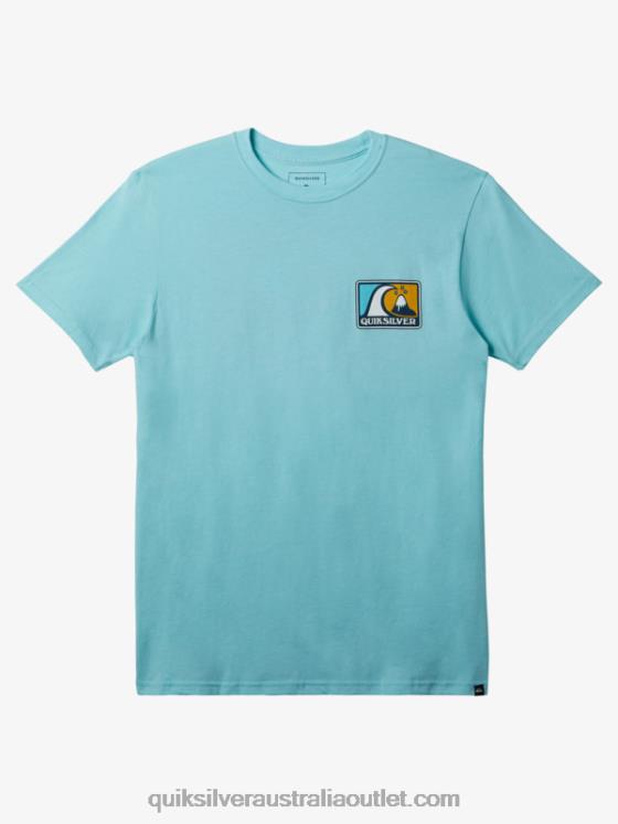 Quiksilver Men Mellow Bubble Mod T-Shirt H2N4B427 angel blue heather