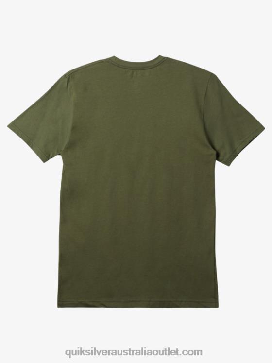 Quiksilver Men Mw Mini Logo T-shirt H2N4B112 four leaf clover