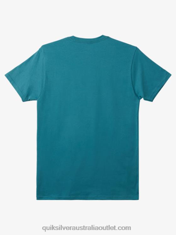 Quiksilver Men Mw Mini Logo T-shirt H2N4B114 brittany blue