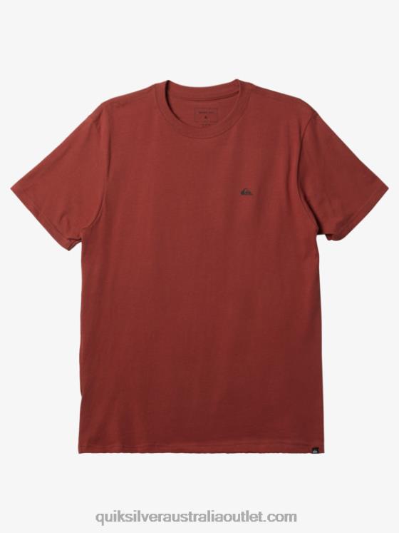 Quiksilver Men Mw Mini Logo T-shirt H2N4B115 marsala