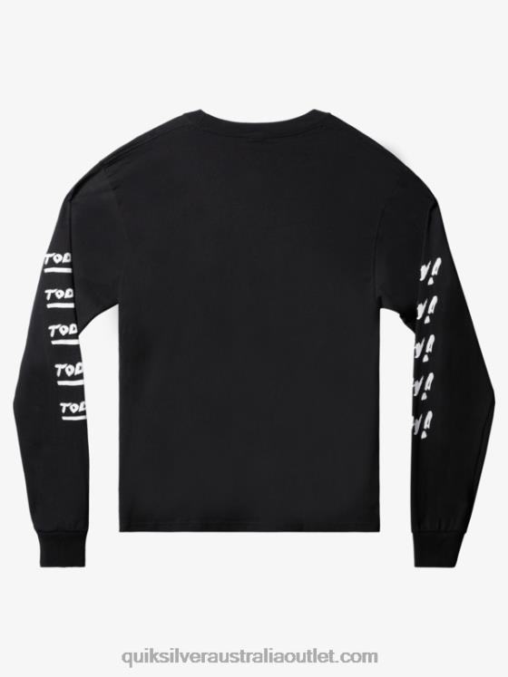 Quiksilver Men Natas Now Long Sleeve T-Shirt H2N4B1635 black