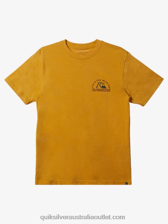 Quiksilver Men New Take Mod T-shirt H2N4B1073 bright gold heather