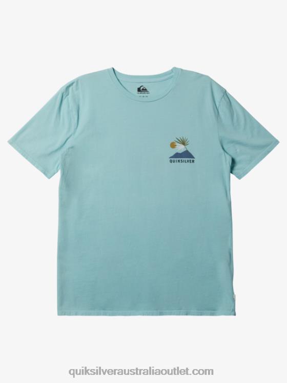 Quiksilver Men New Tribe T-Shirt H2N4B233 angel blue