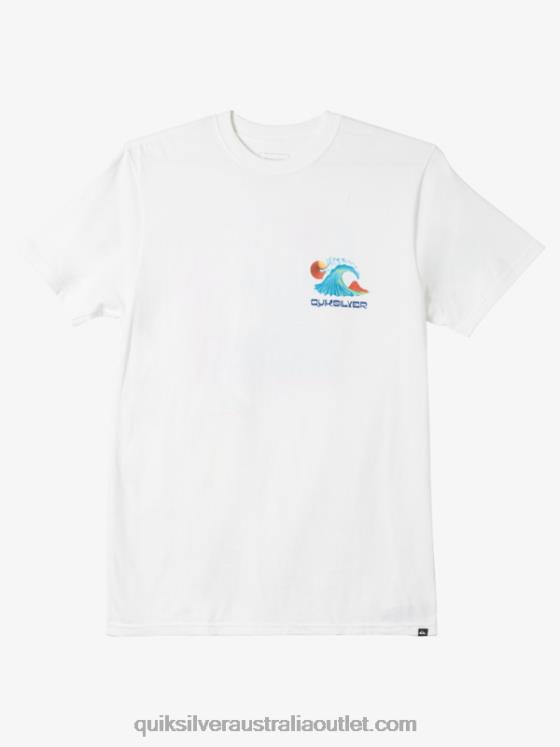 Quiksilver Men Ocean Bed T-shirt H2N4B1477 white