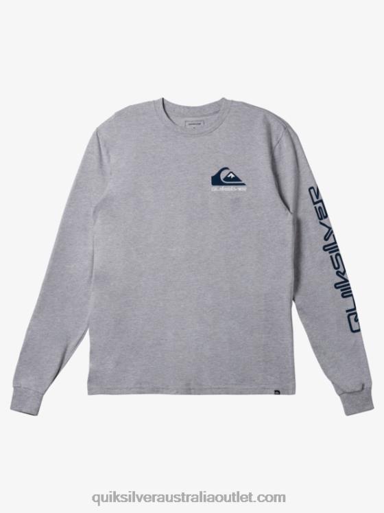 Quiksilver Men Omni Logo T-shirt H2N4B298 athletic heather