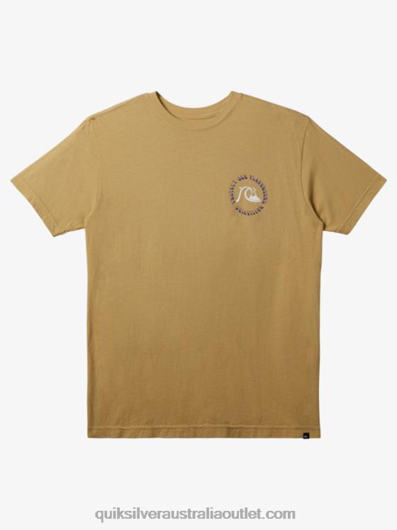 Quiksilver Men Protect Our Playground T-Shirt H2N4B294 taos taupe
