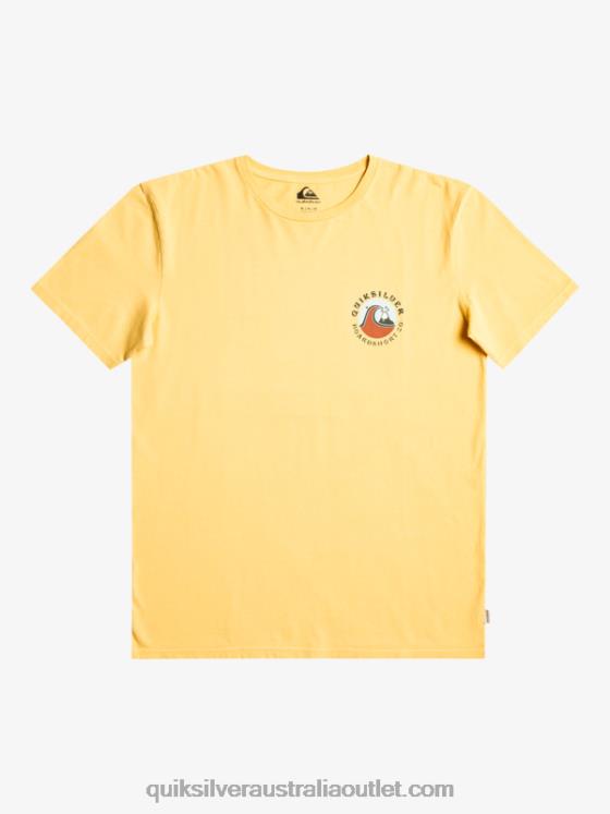 Quiksilver Men QS Bubble Stamp T-Shirt H2N4B1157 wheat