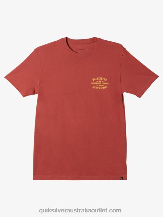 Quiksilver Men QS Surf Lockup T-shirt H2N4B961 marsala
