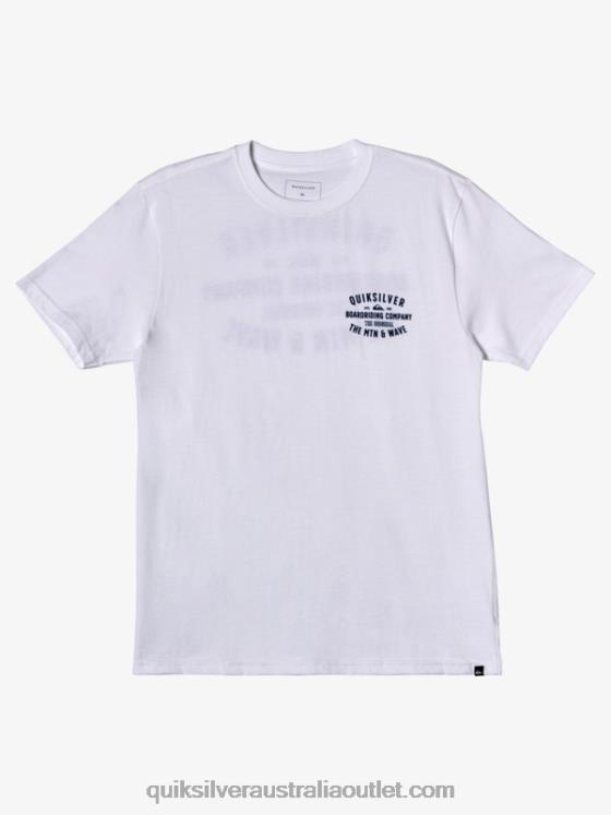 Quiksilver Men QS Surf Lockup T-shirt H2N4B962 white