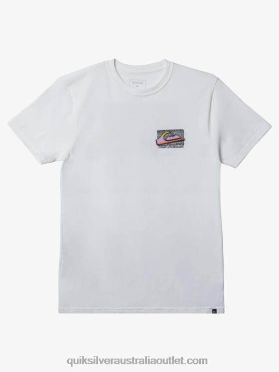 Quiksilver Men Retro Fade T-shirt H2N4B1110 white