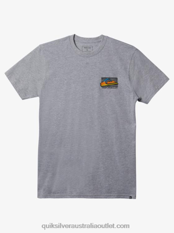 Quiksilver Men Retro Fade T-shirt H2N4B1111 athletic heather