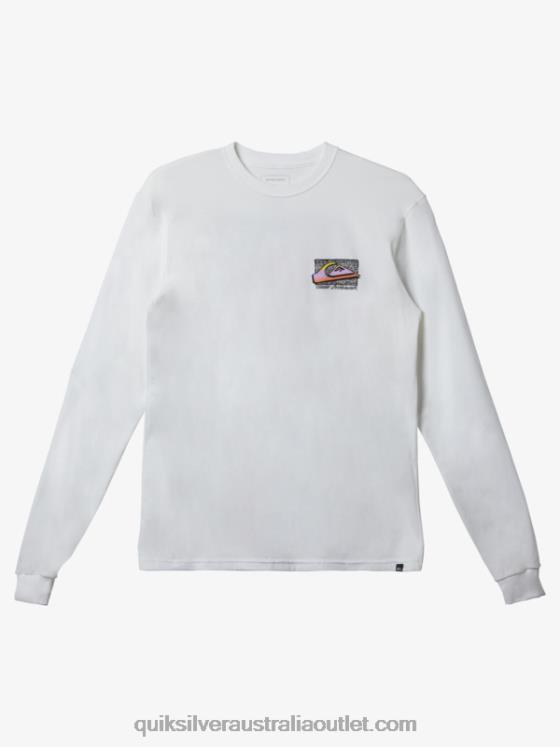 Quiksilver Men Retro Fade T-shirt H2N4B1214 white