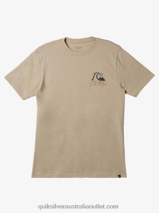 Quiksilver Men Rise & Shine T-shirt H2N4B1116 plaza taupe