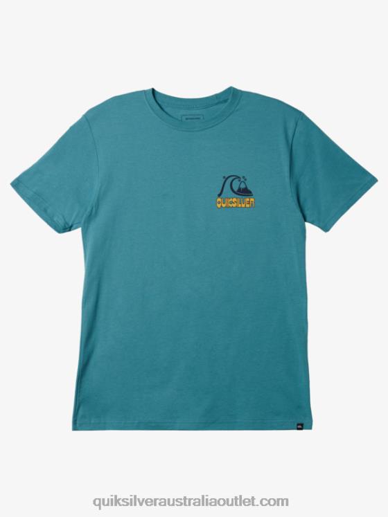 Quiksilver Men Rise & Shine T-shirt H2N4B1117 brittany blue