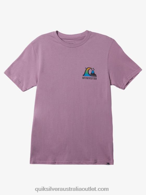 Quiksilver Men River Bend T-Shirt H2N4B1516 dusty orchid