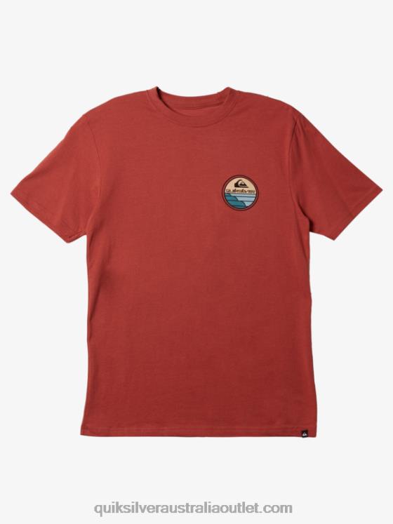 Quiksilver Men Scenic Journey T-shirt H2N4B1145 marsala