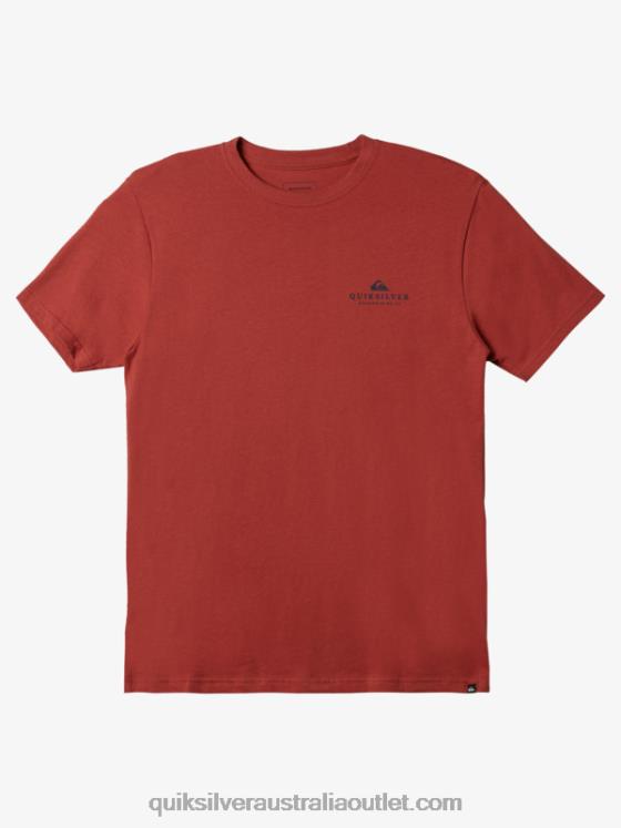 Quiksilver Men Sea Palm T-shirt H2N4B1022 marsala