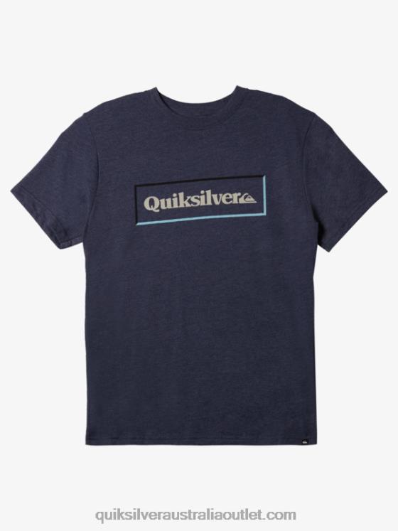Quiksilver Men Simple Lock Mod T-shirt H2N4B1164 navy blazer heather