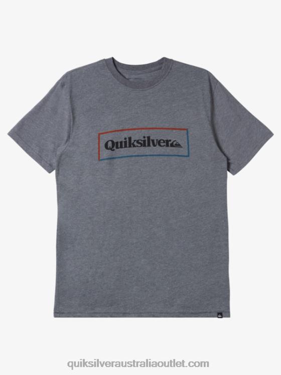 Quiksilver Men Simple Lock Mod T-shirt H2N4B1165 medium grey heather