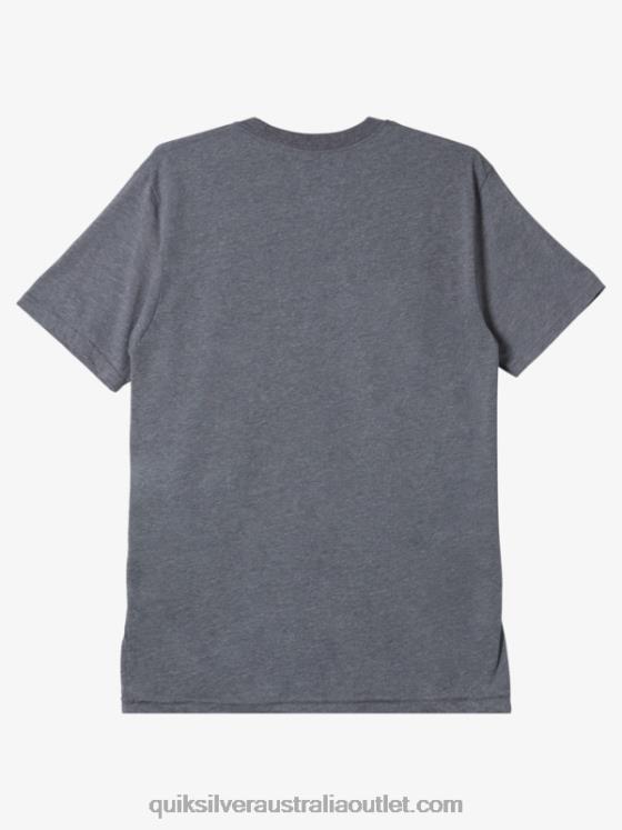 Quiksilver Men Simple Lock Mod T-shirt H2N4B1165 medium grey heather