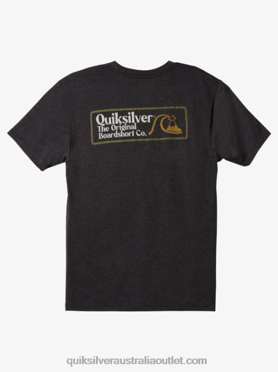 Quiksilver Men Square Biz Mod T-shirt H2N4B1189 charcoal heather