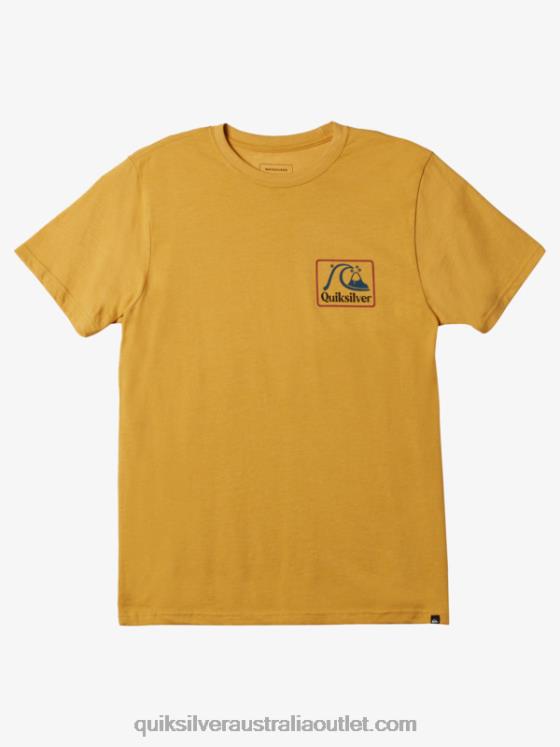 Quiksilver Men Square Biz Mod T-shirt H2N4B1190 bright gold heather