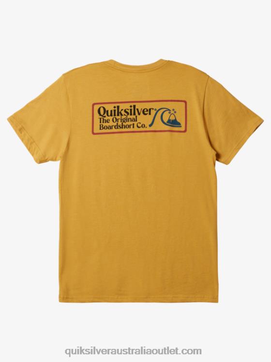 Quiksilver Men Square Biz Mod T-shirt H2N4B1190 bright gold heather