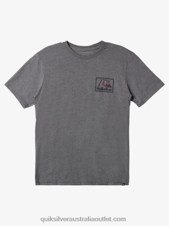 Quiksilver Men Square Biz Mod T-shirt H2N4B1191 medium grey heather