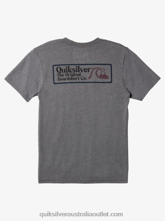Quiksilver Men Square Biz Mod T-shirt H2N4B1191 medium grey heather