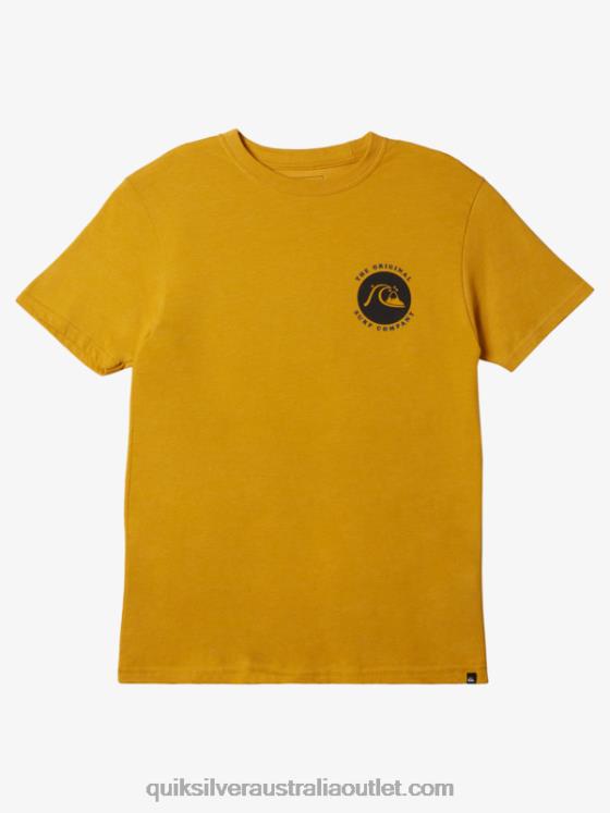 Quiksilver Men Stamped T-Shirt H2N4B410 nugget gold heather