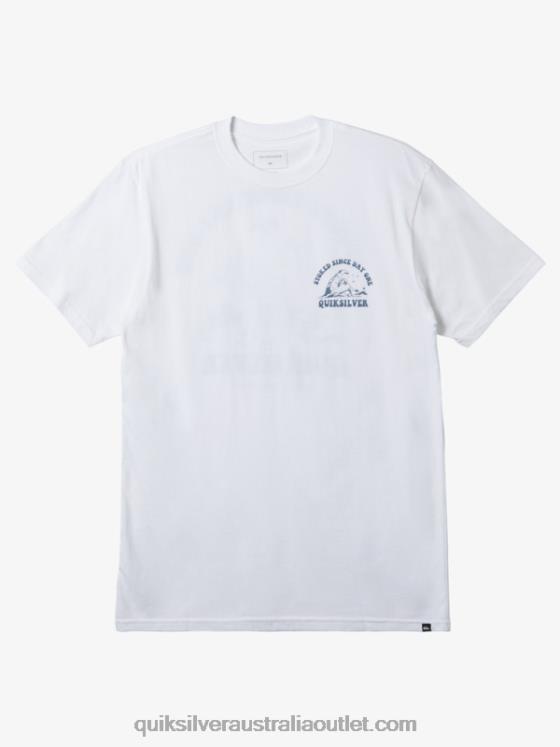 Quiksilver Men Stoked Since Day One T-Shirt H2N4B230 white