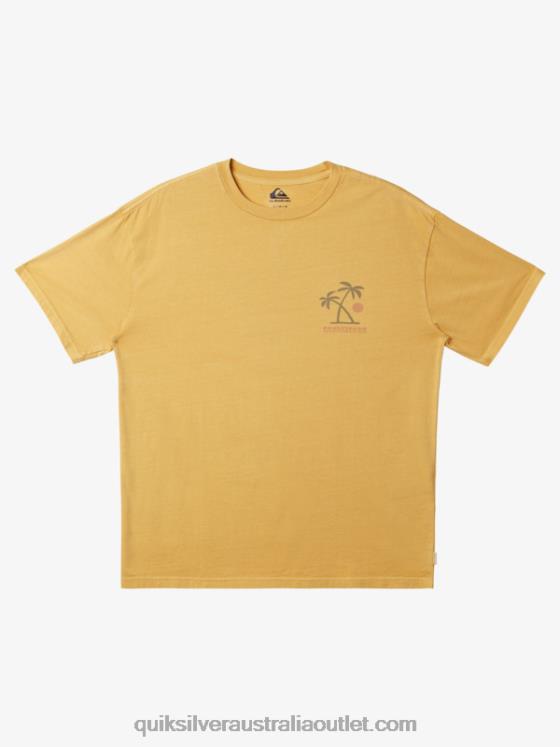 Quiksilver Men Sunset Rituals T-Shirt H2N4B390 yolk yellow