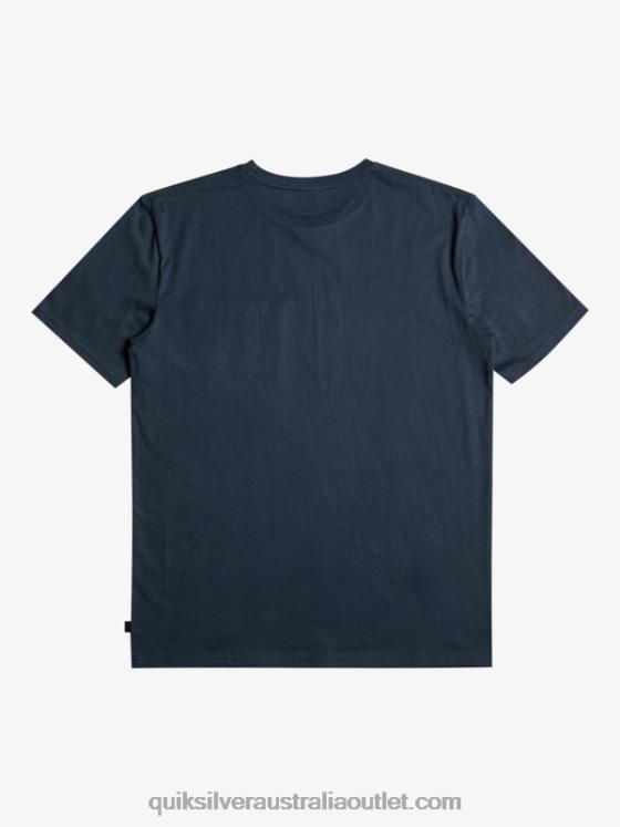 Quiksilver Men Surfadelica Stripe Pocket T-Shirt H2N4B1064 navy blazer