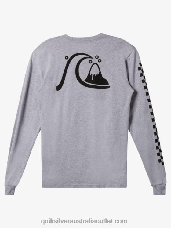 Quiksilver Men The Original Ls T-shirt H2N4B1000 athletic heather