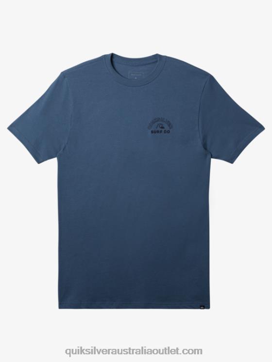 Quiksilver Men Timeless Spin T-Shirt H2N4B105 bering sea