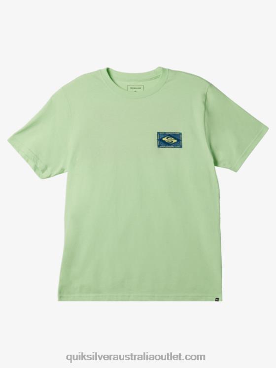 Quiksilver Men Vibing T-Shirt H2N4B178 paradise green