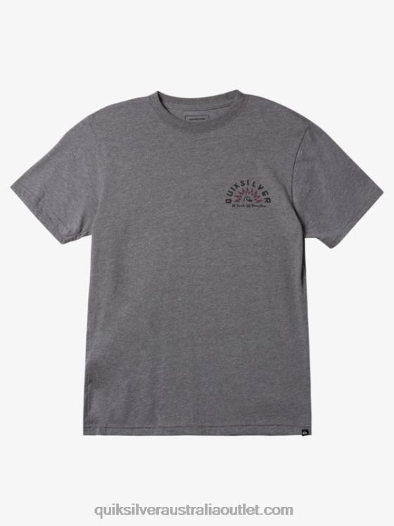 Quiksilver Men Water Tales Mod T-shirt H2N4B969 medium grey heather