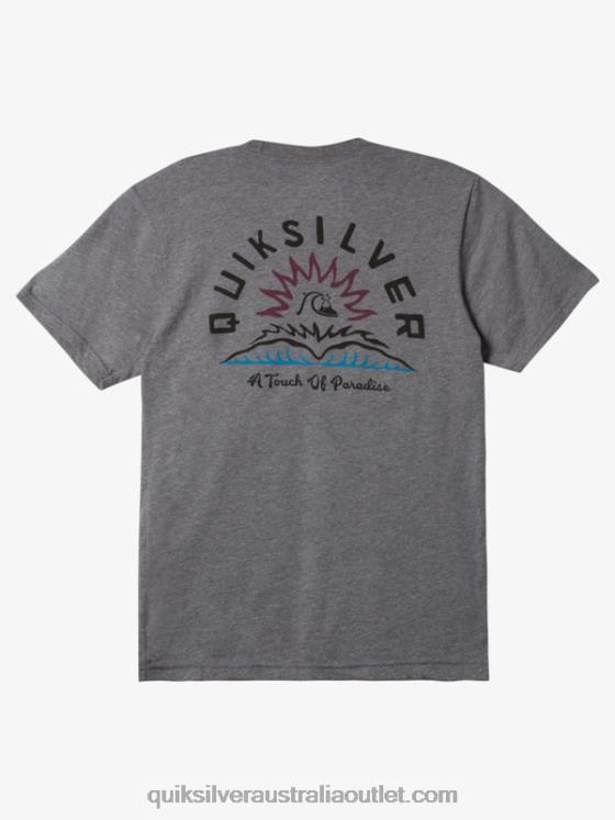Quiksilver Men Water Tales Mod T-shirt H2N4B969 medium grey heather