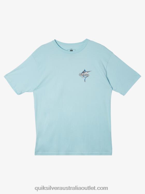 Quiksilver Men Waterman Beauty At Sea T-Shirt H2N4B51 aquatic