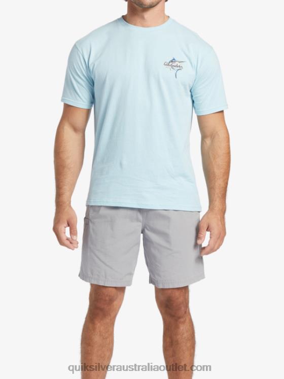 Quiksilver Men Waterman Beauty At Sea T-Shirt H2N4B51 aquatic
