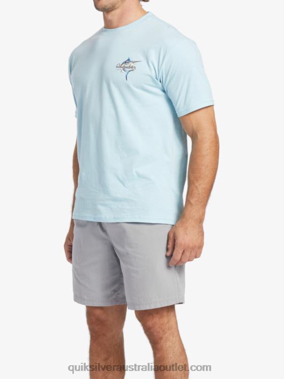 Quiksilver Men Waterman Beauty At Sea T-Shirt H2N4B51 aquatic