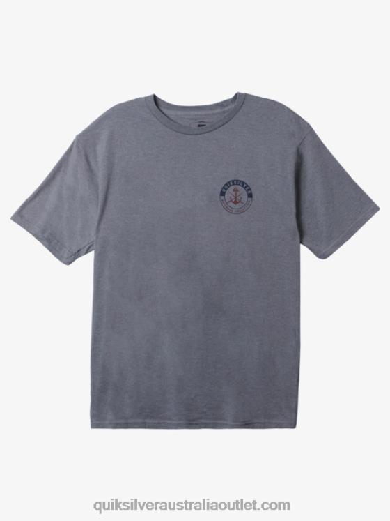 Quiksilver Men Waterman Carefree Sessions T-Shirt H2N4B1483 medium grey heather