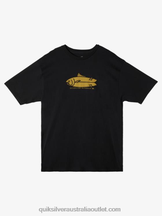 Quiksilver Men Waterman Fish Tales T-Shirt H2N4B58 black