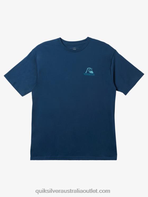 Quiksilver Men Waterman Get Jiggy T-Shirt H2N4B947 ensign blue