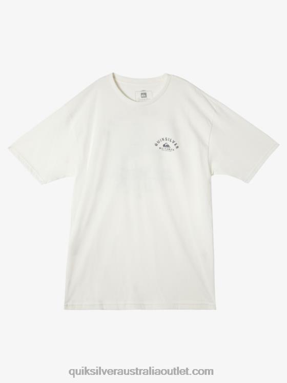 Quiksilver Men Waterman Heading Out T-Shirt H2N4B60 snow white