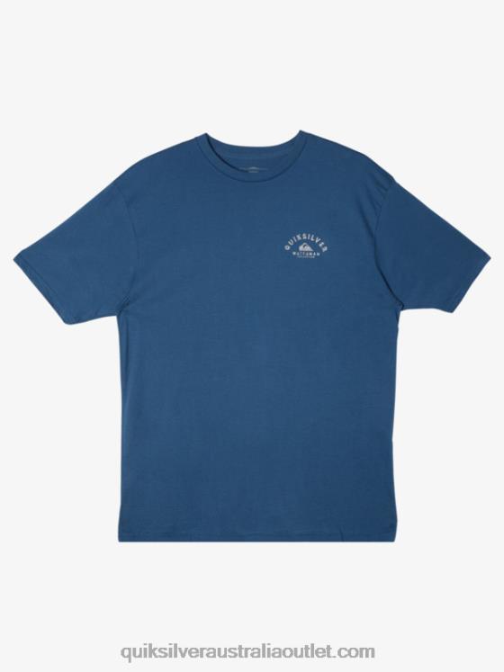 Quiksilver Men Waterman Heading Out T-Shirt H2N4B61 ensign blue
