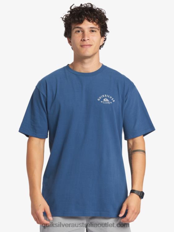 Quiksilver Men Waterman Heading Out T-Shirt H2N4B61 ensign blue