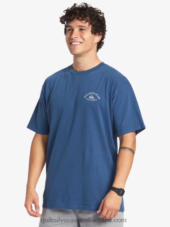 Quiksilver Men Waterman Heading Out T-Shirt H2N4B61 ensign blue