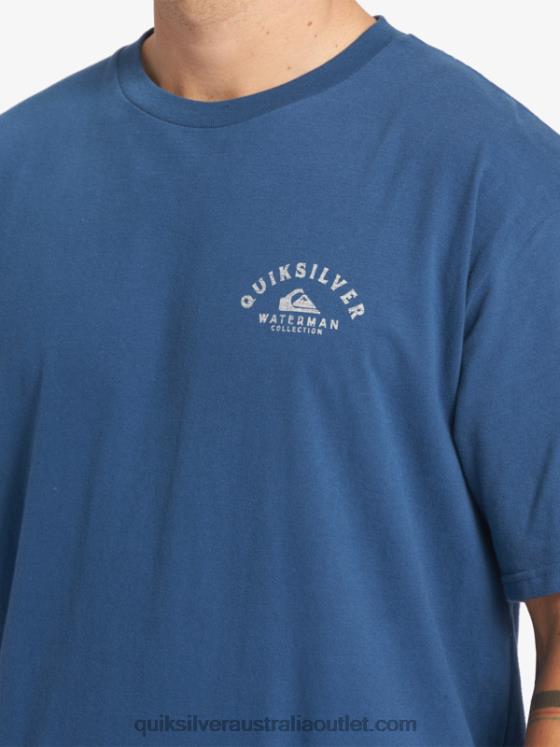 Quiksilver Men Waterman Heading Out T-Shirt H2N4B61 ensign blue