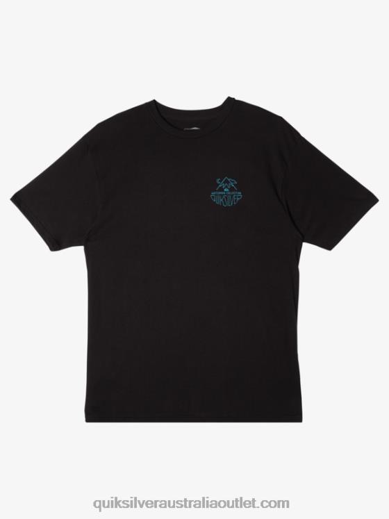 Quiksilver Men Waterman Outdoor Livin T-Shirt H2N4B56 black